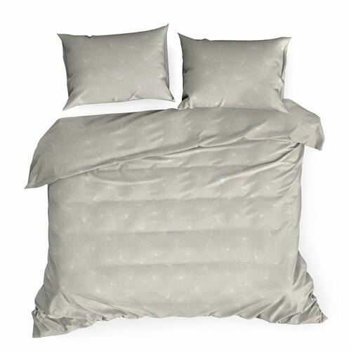 Bavlnené obliečky na posteľ s prírodným vzorom - Seville 2, prikrývka 160 x 200 cm + 2x vankúš 70 x 80 cm